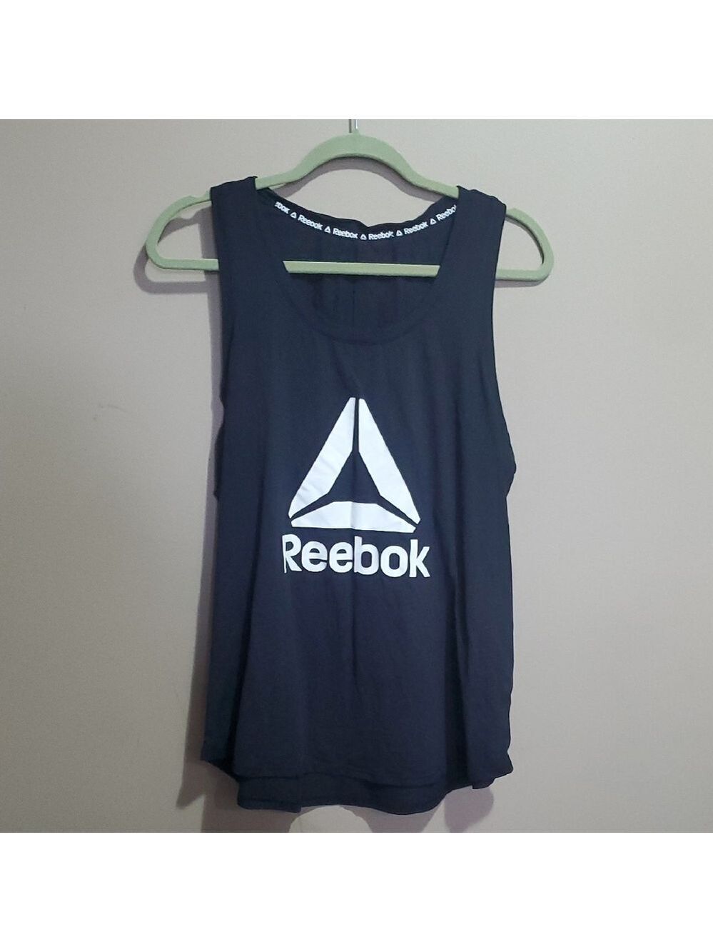 Reebok Black Unisex Tank Top Size Large